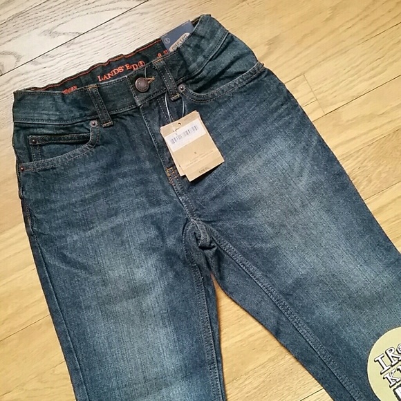 lands end iron knee jeans